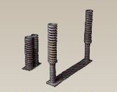 SMC Buffer Spring 3" OD x 12" Tall: 1,200 lb. Load Rating: 3.5" Stroke