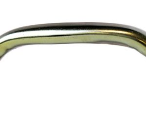 Door Pull, Zinc Plated Steel, 5-1/2" Center to Center of Mounting Holes: Replaces Stanley SP482-3US2C