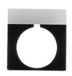 A-B Blank Gray Metal Legend Plates