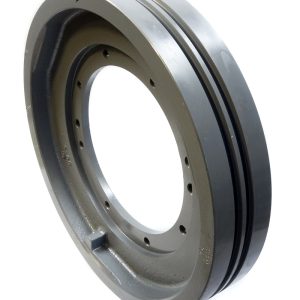 H-W Traction Sheave, 22" Dia x 2 Groove for 3/8" Cables