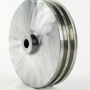 Viola Deflector Sheave 8-1/2" OD x 2 Groove for 1/2" or 3/8" Cable, per drawing C-1002