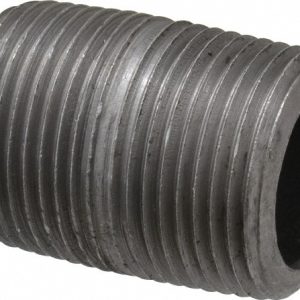 Nipple, Black, 3/4" x Close