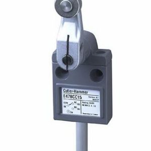 Limit Switch Compact Factory Wired 1 N.O. - 1 N.C. Contact 9 Feet #18 AWG Cable with Roller Lever Actuator Head