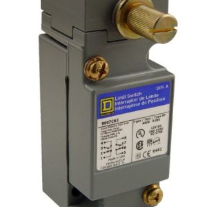Square D Limit switch, Spring return, 2 N.O., 2 N.C. Contacts9007C62A2