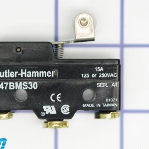 Limit Switch Precision with Roller Level Screw Terminals SPDT 1-N.O. & 1-N.C. 15 Amp.  Used on Sidney Mfg. Distributor.