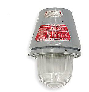 Appleton Incandescent Fixture for Hazardous Location for Car Top Inspect Station w/ Guard & Mounting Hood