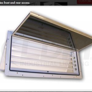LDPI Flush Car Light Fixture Includes: (1)4' x 4 Lamp Fixture,  (1)#1704 Mounting Kit, (4) T8 Lamps For Class 1 & 2, Div. 2, Groups A, B, C, D, F & G. These lights are 120VAC, the 1748 and 3546 at the end are the Kelvin light color