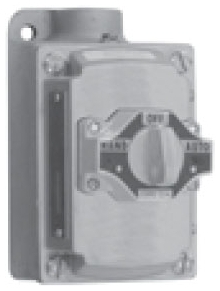 Selector Switch Factory Sealed 3 Position 2 Circuit Maintained with 3/4" Feed Through Box