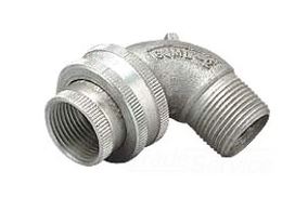 Aluminum Union Female-Male 90D 1/2"