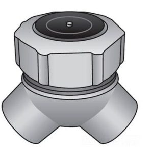 Malleable Iron Capped Conduit Elbow Female-Female 3/4"