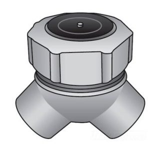 Malleable Iron Capped Conduit Elbow Female-Female 1/2"