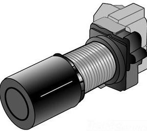 O-Z Gedney Pushbutton, Red, Nema 7/9, #NEPRB, Short barrel, Momentary Contact 2NOOld #441-BCCross Reference A-B part, see HCI #40119