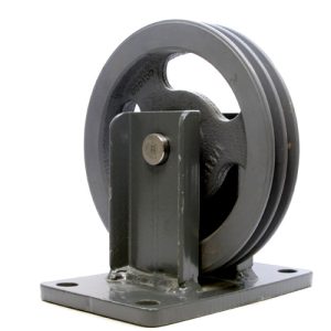 Inclinator Sheave Stand, Fixed Double Groove for 500lb Capacity