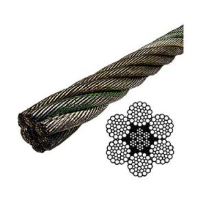 Wire Rope STL IWRC 1/4" dia x 45'