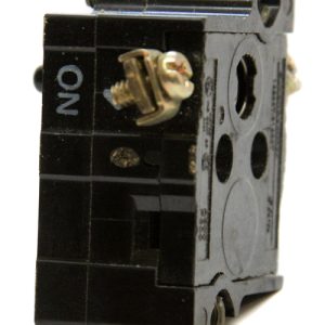 C-H Contact Block: 1-Normally Open Contact & 1-Blank (No Plunger)