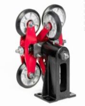 Elsco Roller Guide Assembly, Model C w/ Neoprene Wheels(Set of 4)