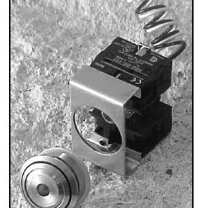 CJA VX-I Stainless Steel Button Illuminated- with "C"  Clip (Block Not Included)