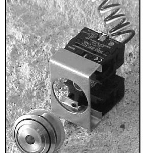 CJA MPB Contact Block Assembly 110VAC Bulb  2 N.O. Contacts