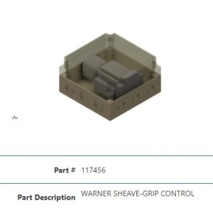 Schumacher Sheave Brake Grip Control box: See item # 43540