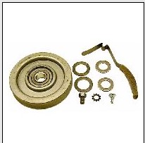 GAL Roller Kit, 3-1/4" Dia "A"
: If sheaves are very old and manufactured with 1/2" shafts, add HH10-0060N or use existing spacers.