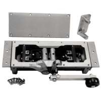 GAL Interlock WX Horizontal Slide - Explosion Proof - Right Hand: Standing at the landing and into the car. If the interlock is on the Right, it is a RH interlock.