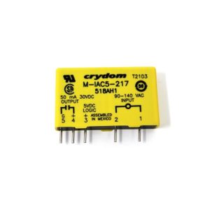 Thyssen Krupp Yellow Plug In Relay: Gordos Coruzel #M-1AC5-217: 50ma 30 VDC Output: 90-140 VAC Input