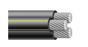 Underground Service Entrance USE 2/0-2/0-2/0 Direct Bury Aluminum Triplex